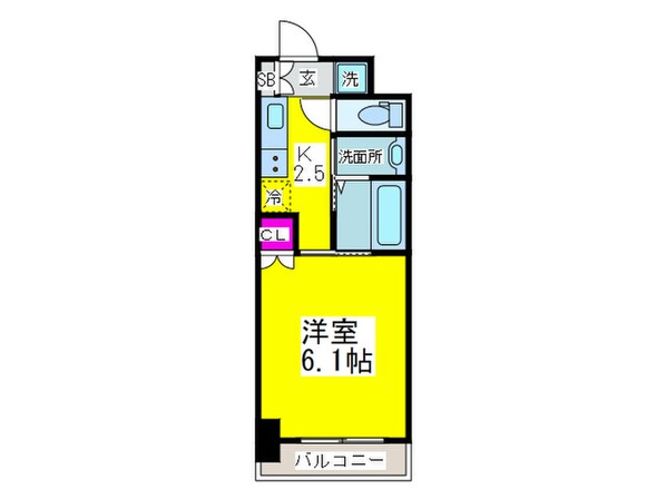 ＭＡＸＩＶ大阪堺(505)の物件間取画像